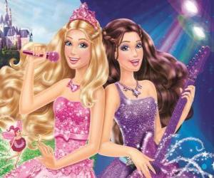 yapboz Barbie: Prenses ve Popstar